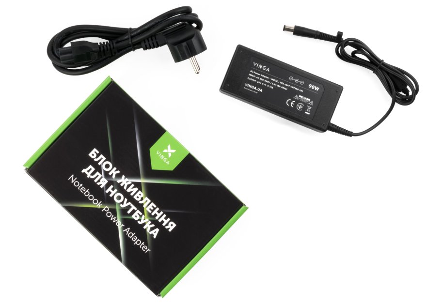 Laptop power supply Vinga HP 90W 19V 4.74A 7.4*5.0 (VPA-1947-HP7450-101)