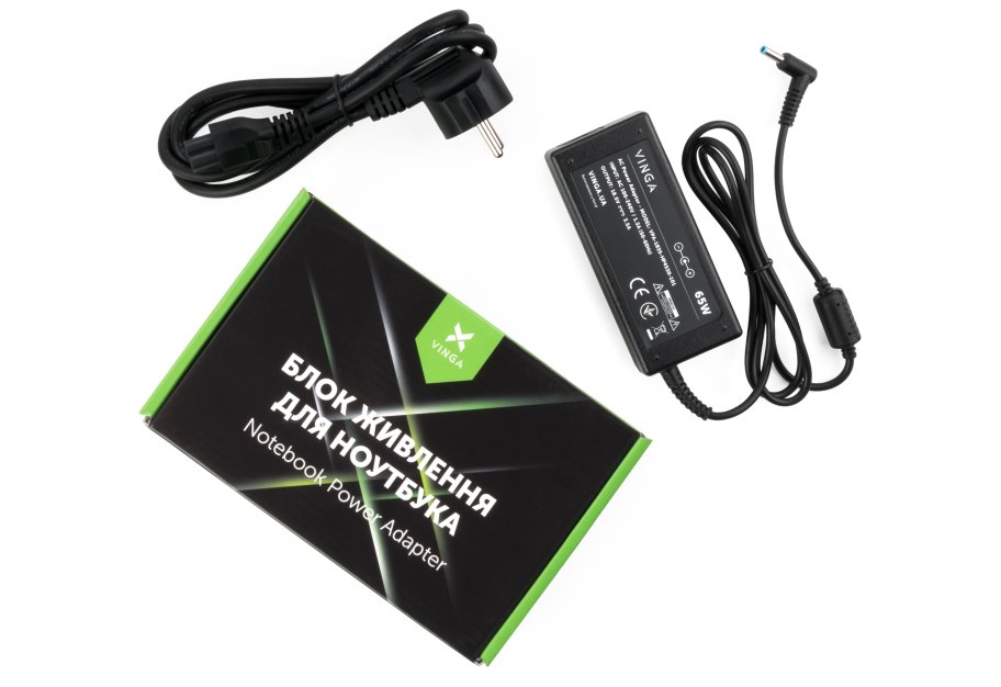 Laptop power supply Vinga HP 65W 18.5V 3.5А 4.5*3.0 (VPA-1835-HP4530-101)