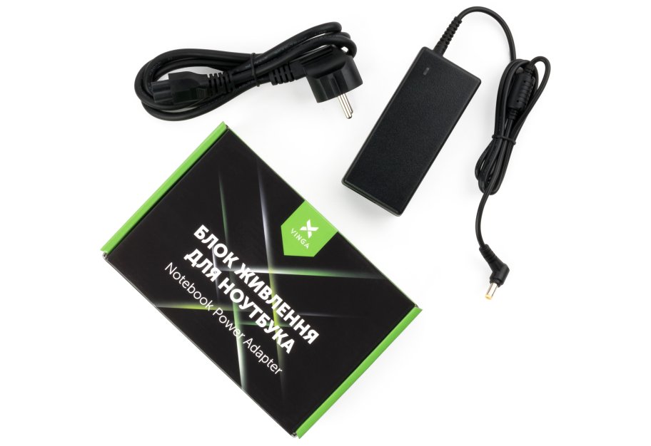 Блок живлення до ноутбуку Vinga ACER 65W 19V 3.42A 5.5*1.7 (VPA-1934-AC5517-101)
