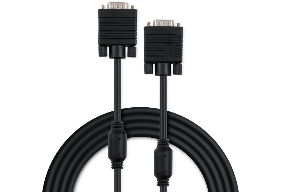 Кабель мультимедійний VGA M to VGA M 10.0m Vinga (VCPVGAF10BK)