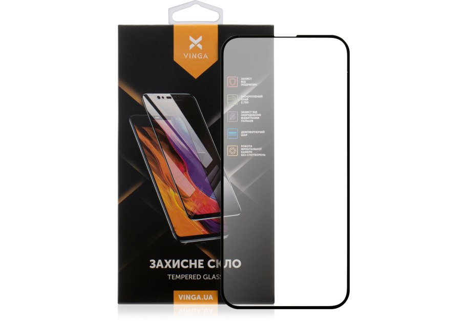 Скло захисне Vinga Apple iPhone 16E (VGIP16E)