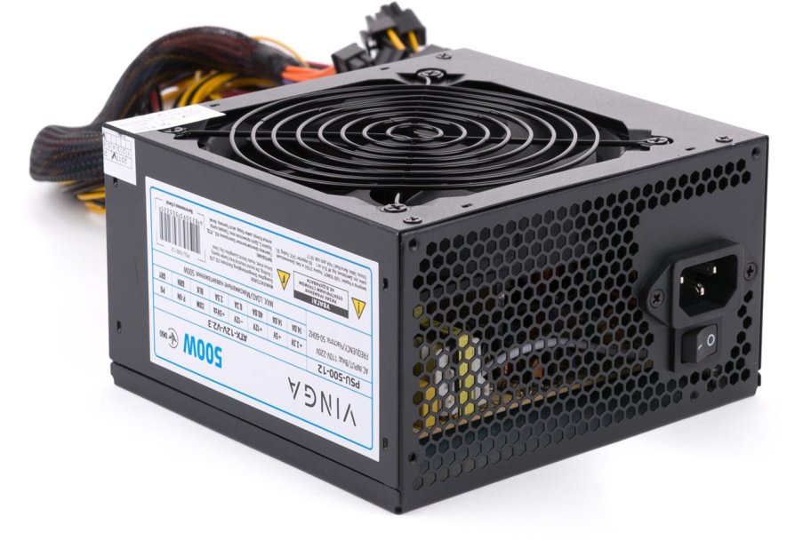 Блок живлення Vinga 500W ОЕМ (PSU-500-12)