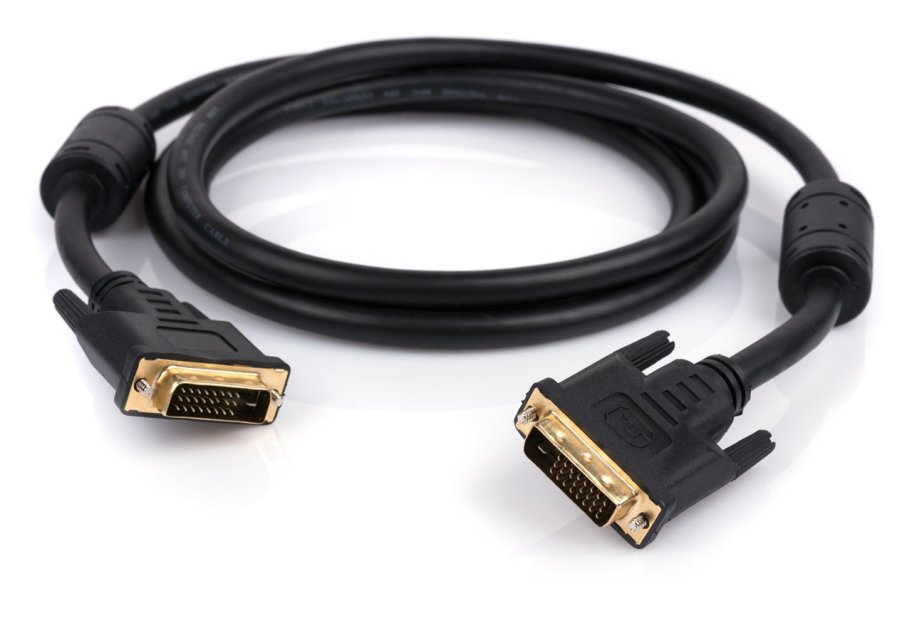 Кабель мультимедійний DVI M to DVI M 1.8m 24+1pin Vinga (DVI01-1.8)