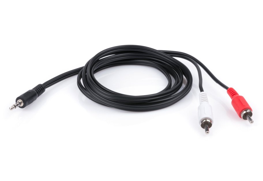 Кабель мультимедійний 3.5mm M to 2xRCA 3.0m Vinga (3.5STM2RCAM01-3.0)