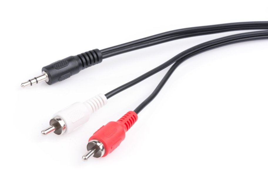 Кабель мультимедійний 3.5mm M to 2xRCA 3.0m Vinga (3.5STM2RCAM01-3.0)