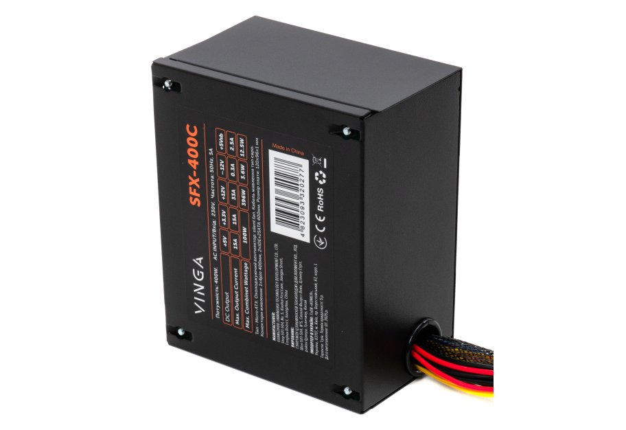 Блок живлення Vinga 400W ОЕМ (SFX-400С)