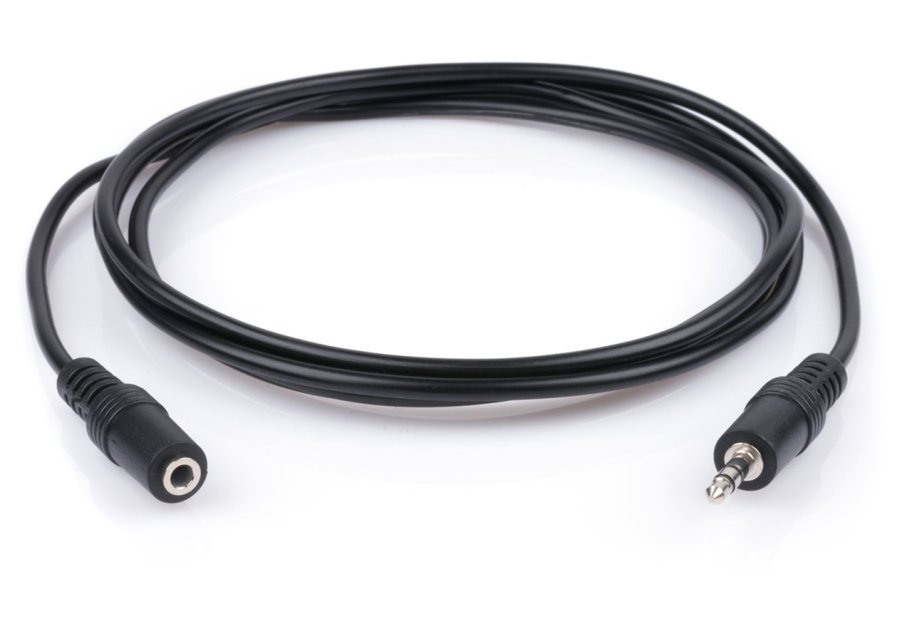 Кабель мультимедійний 3.5mm M to 3.5mm F 1.8m Vinga (3.5STMF01-1.8)