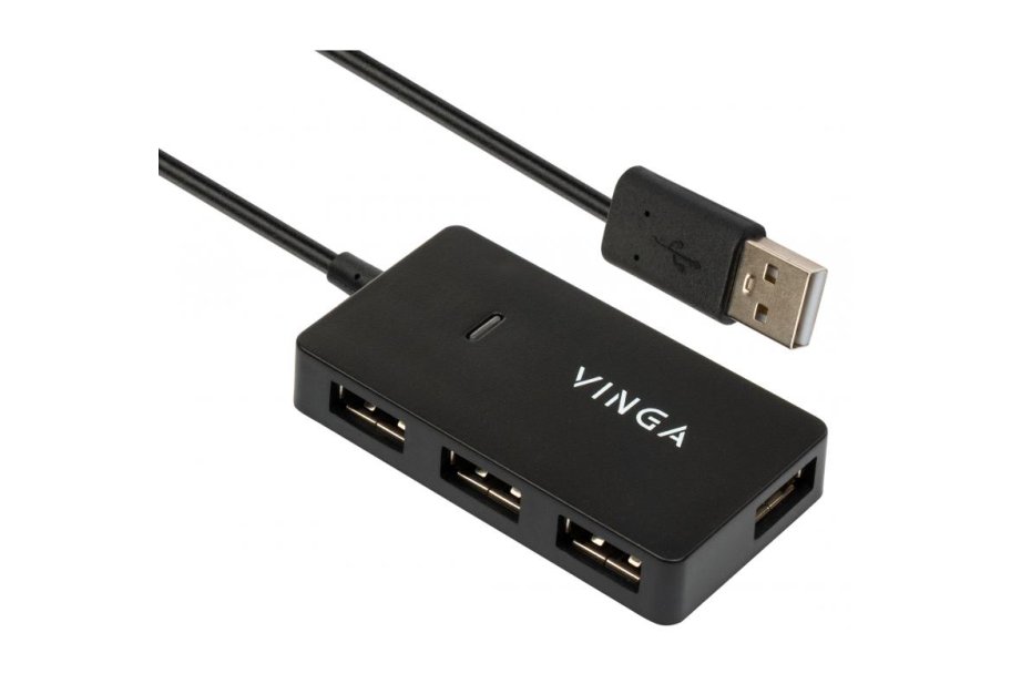 Концентратор Vinga USB2.0 to 4*USB2.0 HUB (VHA2A4N)