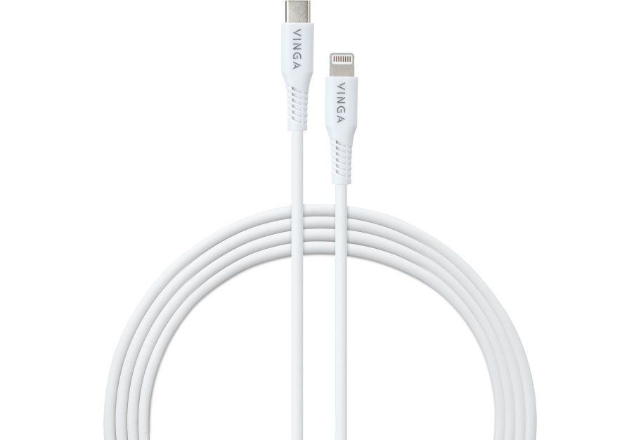 Дата кабель USB-C to Lightning 1.0m 3A 20W TPE Vinga (VCDCCLM231)