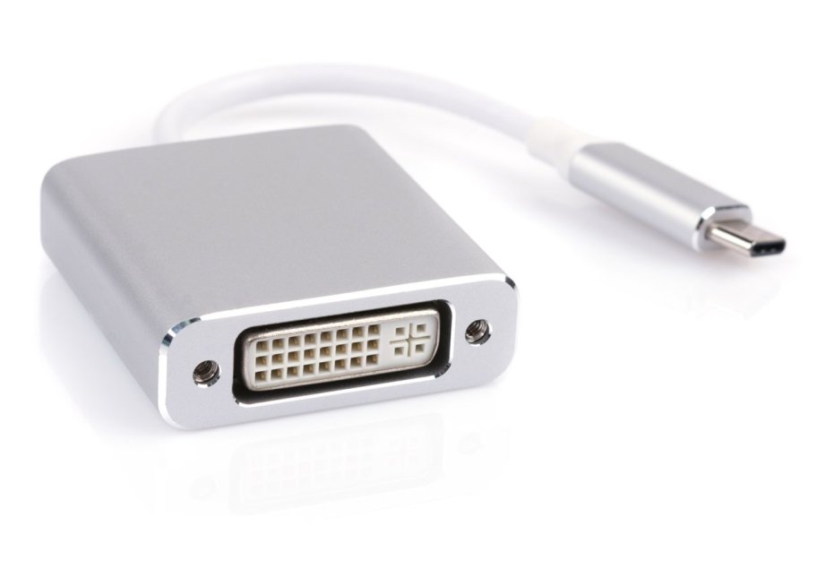 Adapter Type-C Male to DVI 24+5 F 0.15m Vinga (USBCMDVI-01)