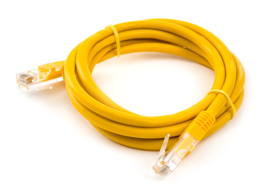 Патч-корд Vinga UTPCat5e 1 m CCA (VCPPCCCS1Y)