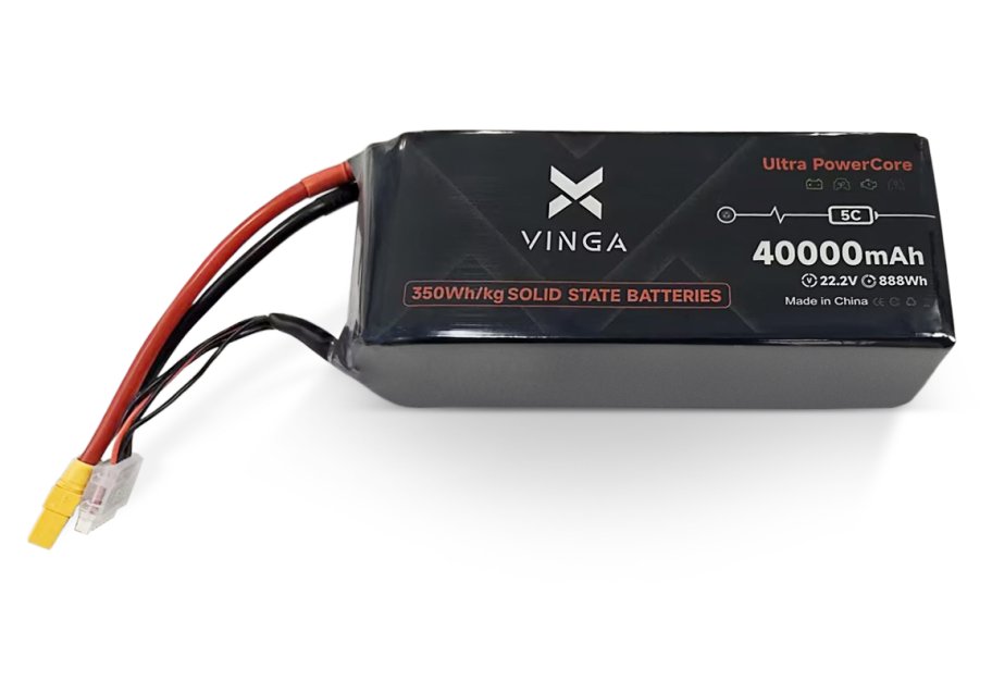 Акумуляторний блок Vinga 350Wh/kg 40Ah 6S 22.2V 5C XT90S (350WHKG-40Ah-6S-5C)