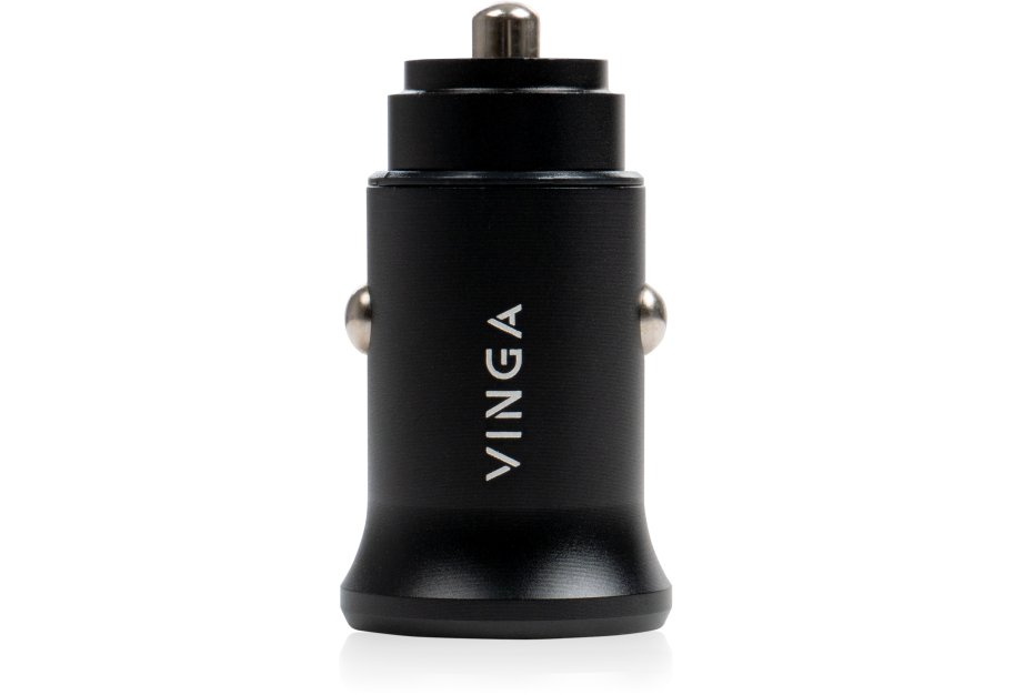 Зарядний пристрій Vinga 40W PD 2xUSB-C (20W+20W) Car Charger (VCPCCCC40)
