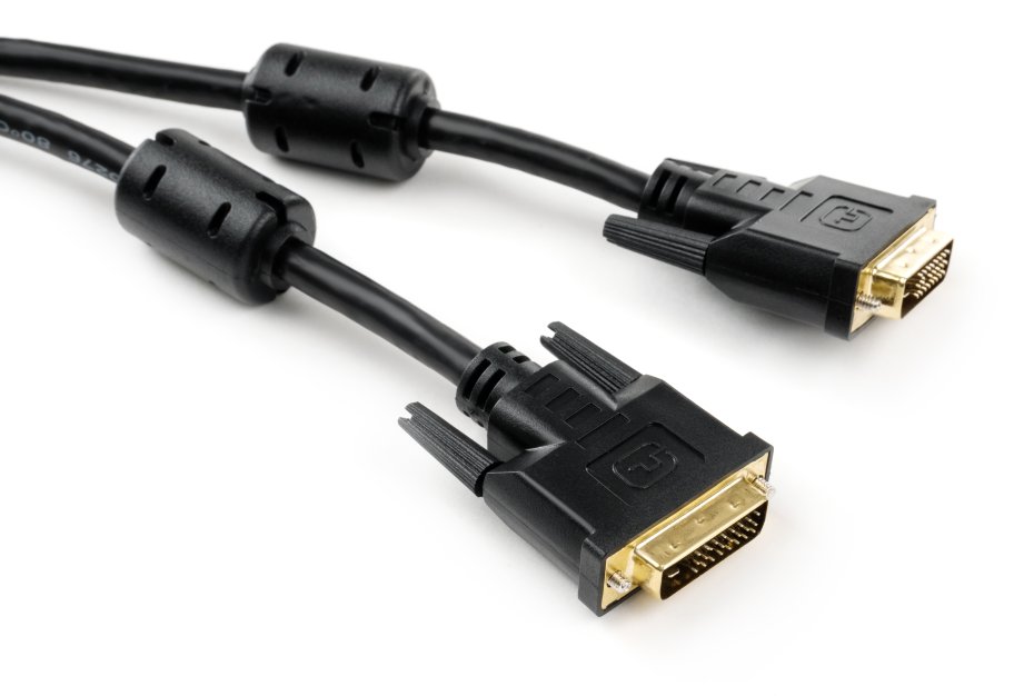 Кабель мультимедійний DVI M to DVI M 1.8m 24+1pin Vinga (VCPDCDVIMM1.8BK)