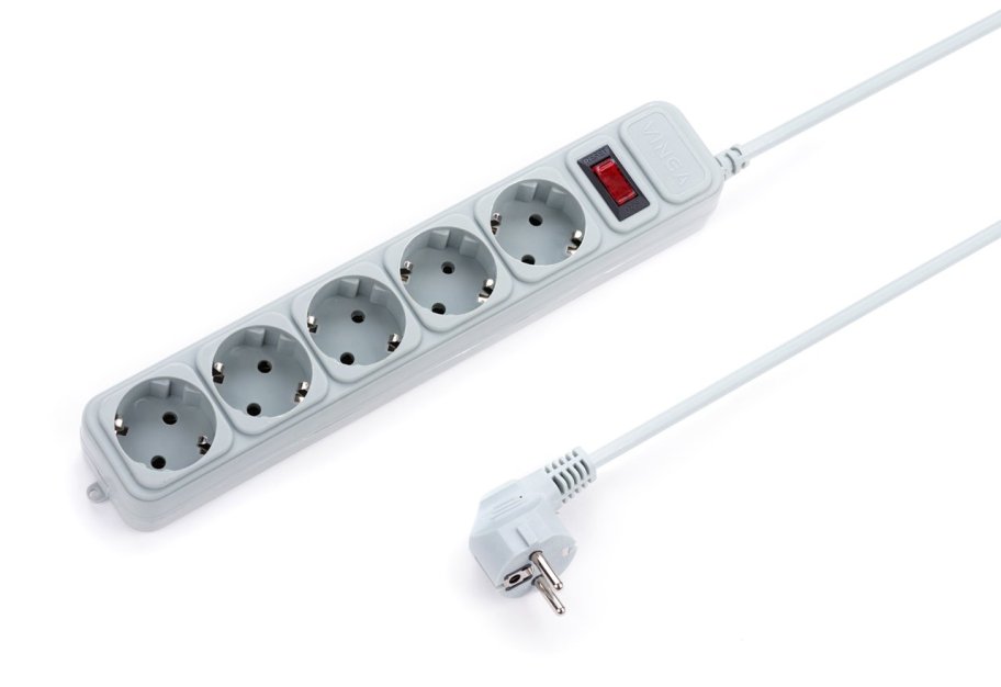 Мережевий фільтр живлення Vinga VG5-2-100