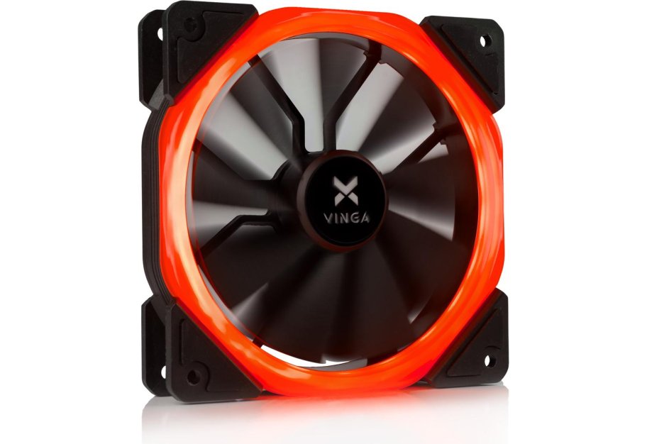 Case fan Vinga LED fan-01 red