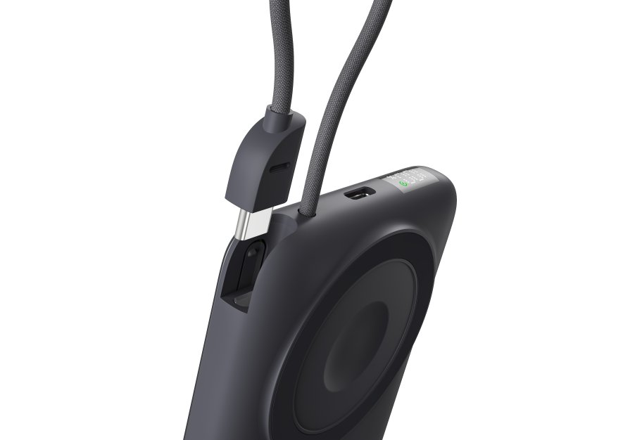 Батарея універсальна Vinga 10000 mAh 22.5W/15W/2.5W Wireless (VPBB1022WL)