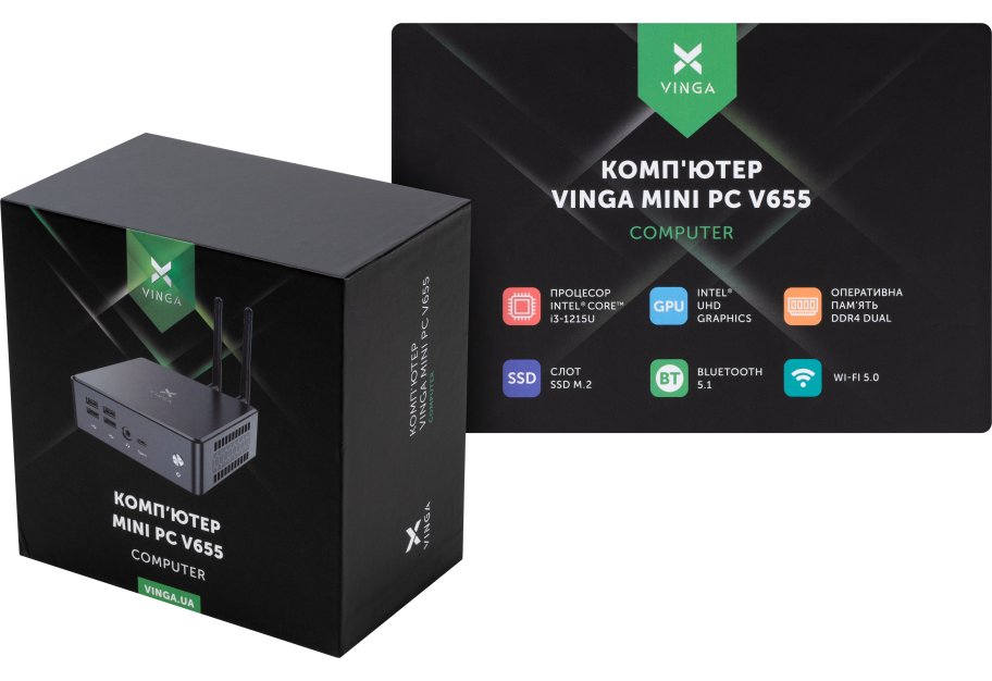 Комп'ютер Vinga Mini PC V655 (V6551215U.16256W1P)