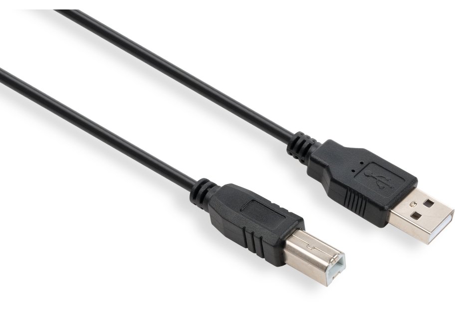 Printer cable USB 2.0 AM/BM 1.8 m Vinga (VCPDCAMBM1.8BK)