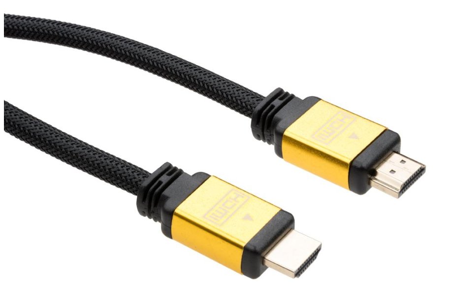 Кабель мультимедійний HDMI M to HDMI M 1.5m V2.0 Vinga (VCPDCHDMI2VMM1.5BK)