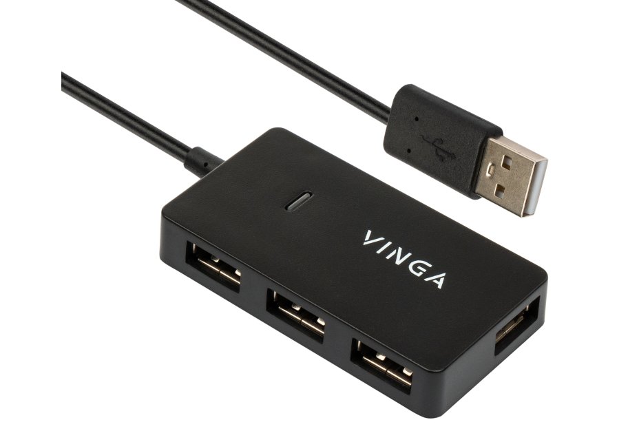 Hub Vinga USB2.0 to 4*USB2.0 HUB (VHA2A4)