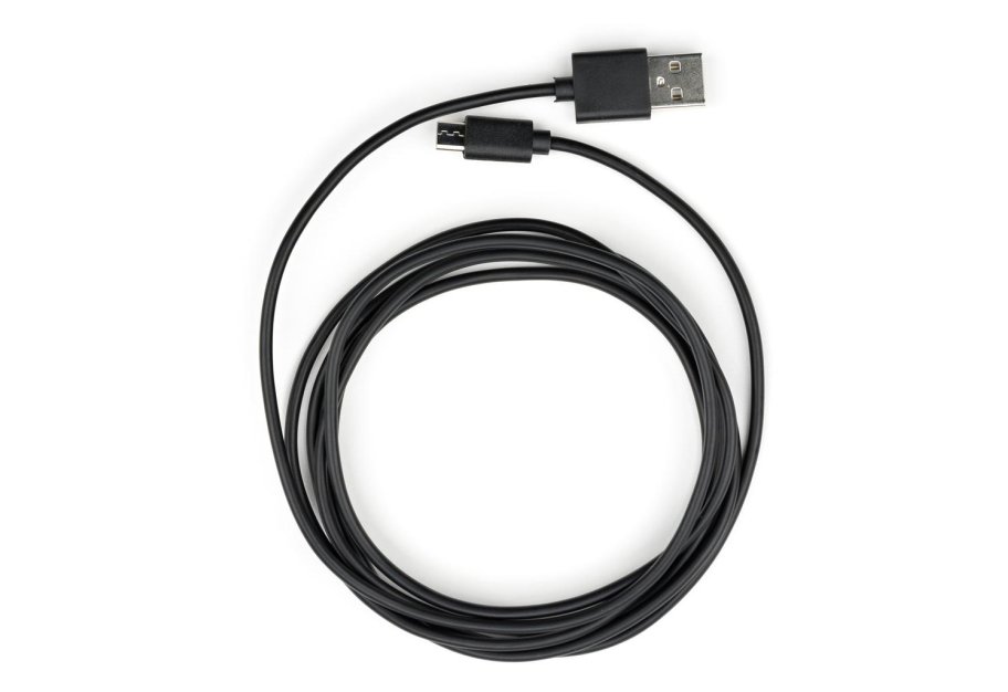 Data cable USB 2.0 AM to Micro 5P PVC 1.8m black Vinga (VCPDCM1.8BK)