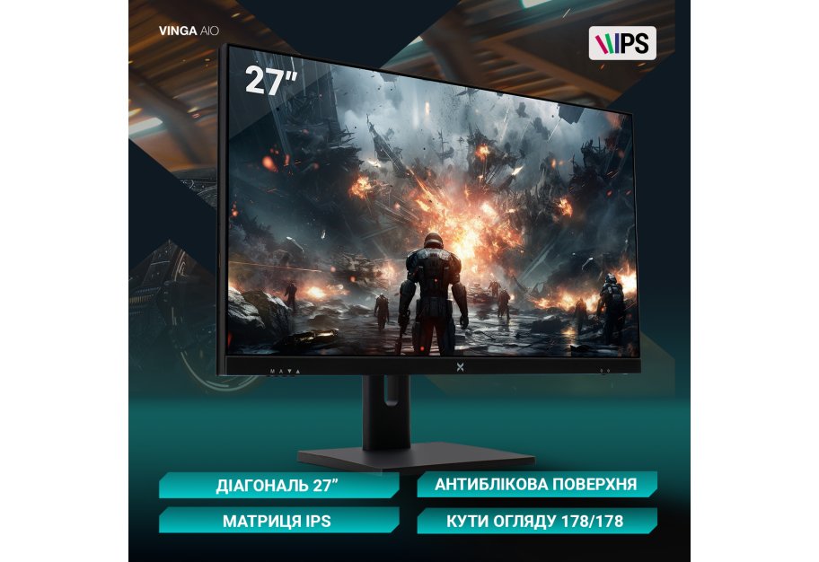 Комп'ютер Vinga AIO Wolverine C0468 (I5M16G4060WP.C0468)