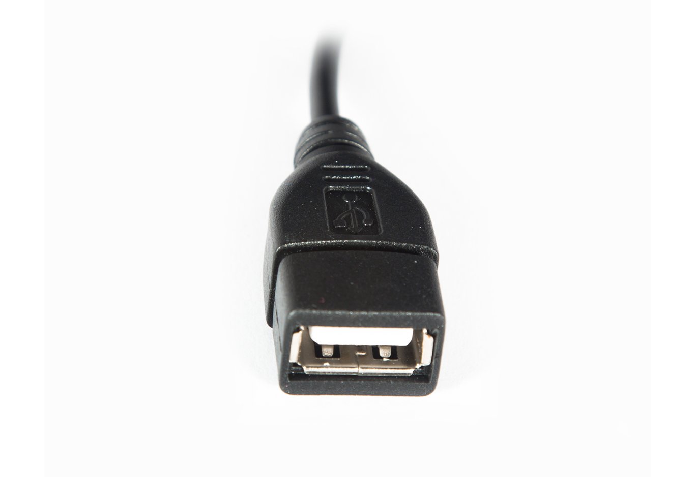 Перехідник OTG USB 2.0 AF to Micro 5P 0.1m Vinga (CB010BK)