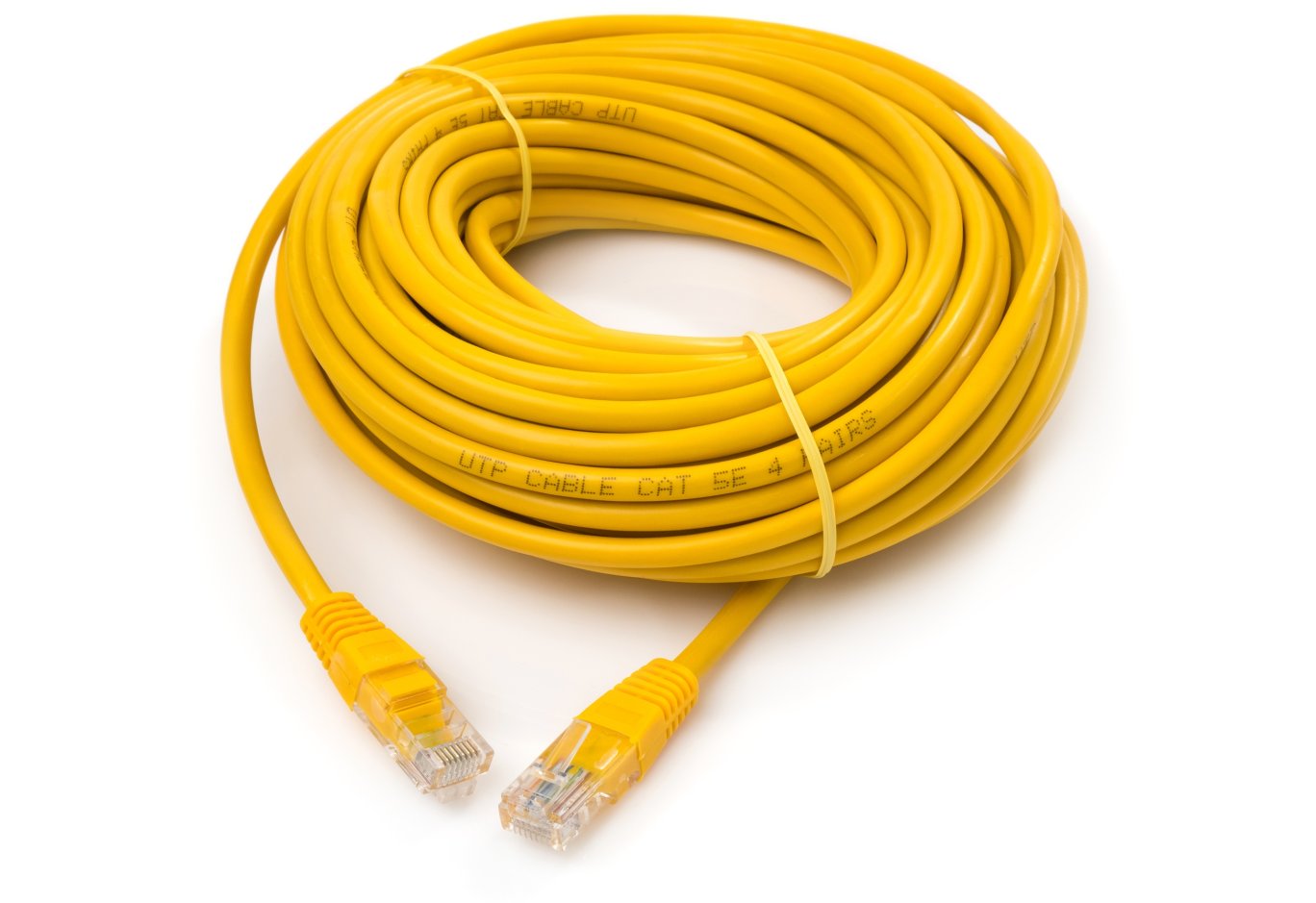 Патч-корд Vinga UTPCat5e 15 m CCA (VCPPCCCS15Y)