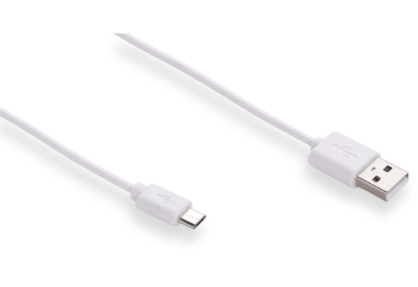 Дата кабель USB 2.0 AM to Micro 5P 1.0m Rainbow M White Vinga (CUM0100WH)