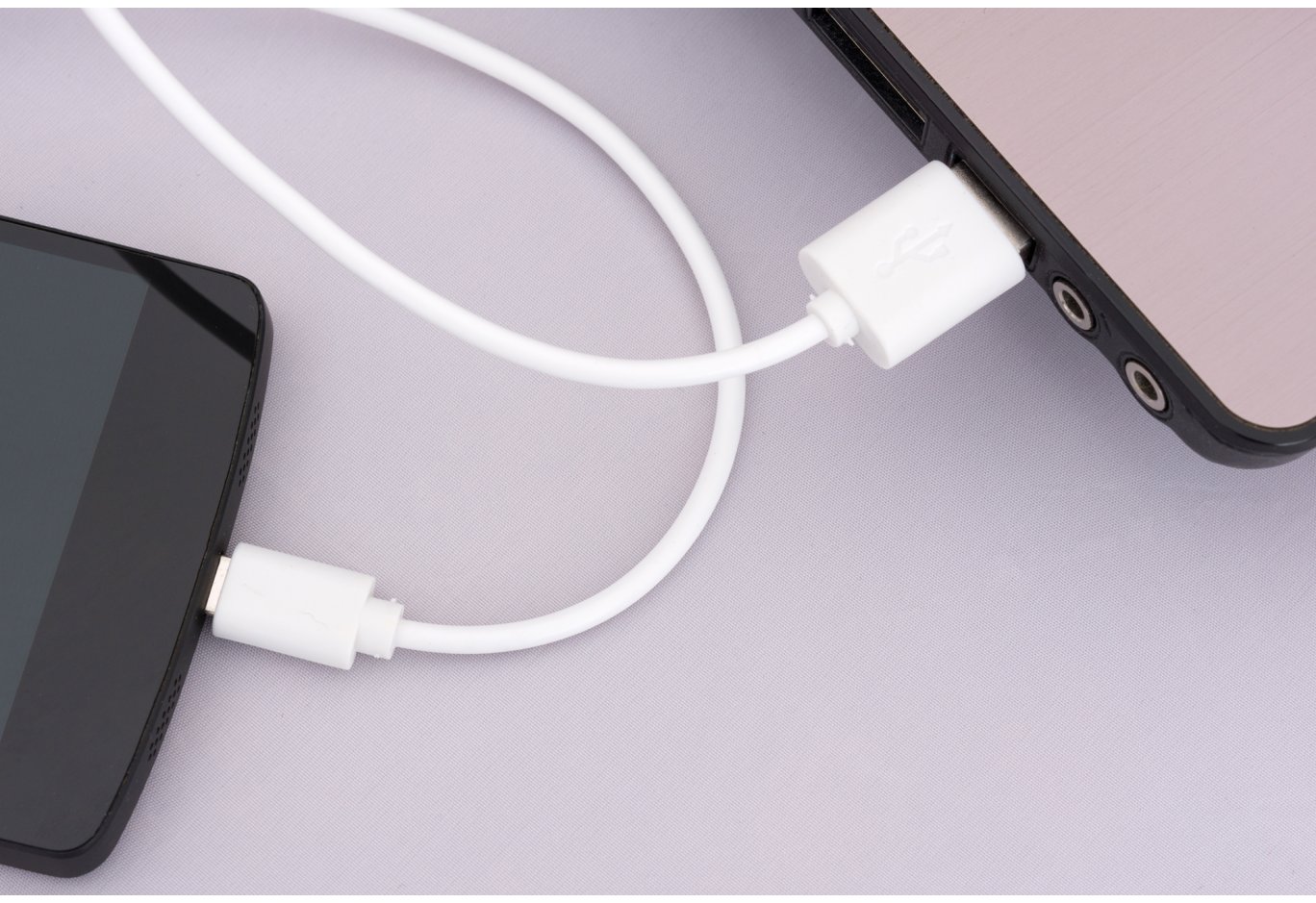 Дата кабель USB 2.0 AM to Micro 5P 1.0m Rainbow M White Vinga (CUM0100WH)