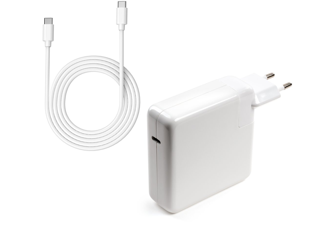 Блок живлення до ноутбуку Vinga Apple 87W 5.2V3A/9V3A/12V3A/15V3A/20.2V4.3A USB-C (VPA-87-APP-C)