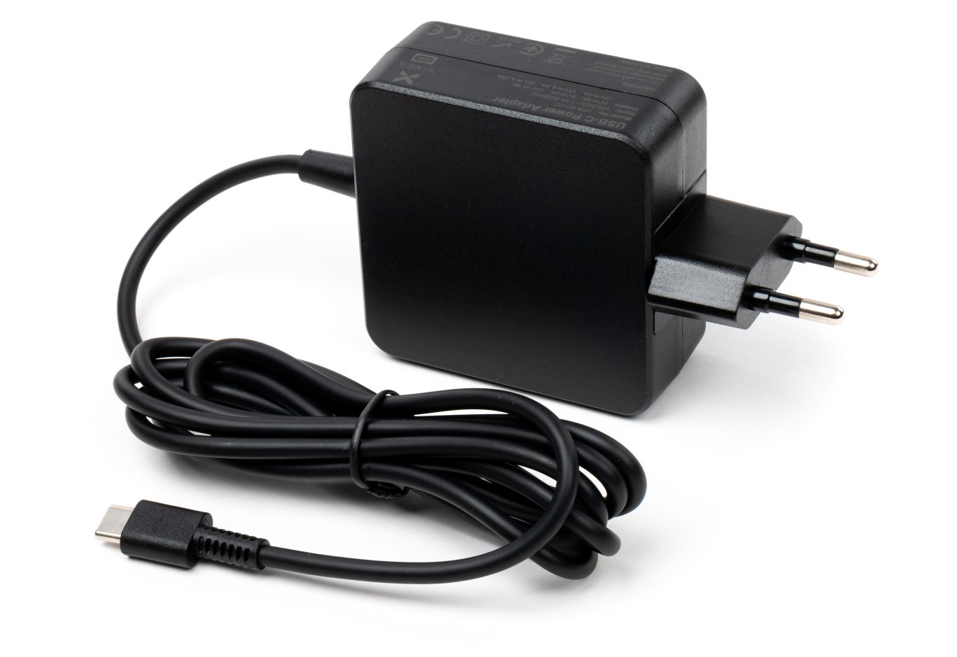 Блок живлення до ноутбуку Vinga HP 65W 5V3A/9V3A/12V5A/15V4.3A/20V3.25A USB-C (VPA-65-H-C)