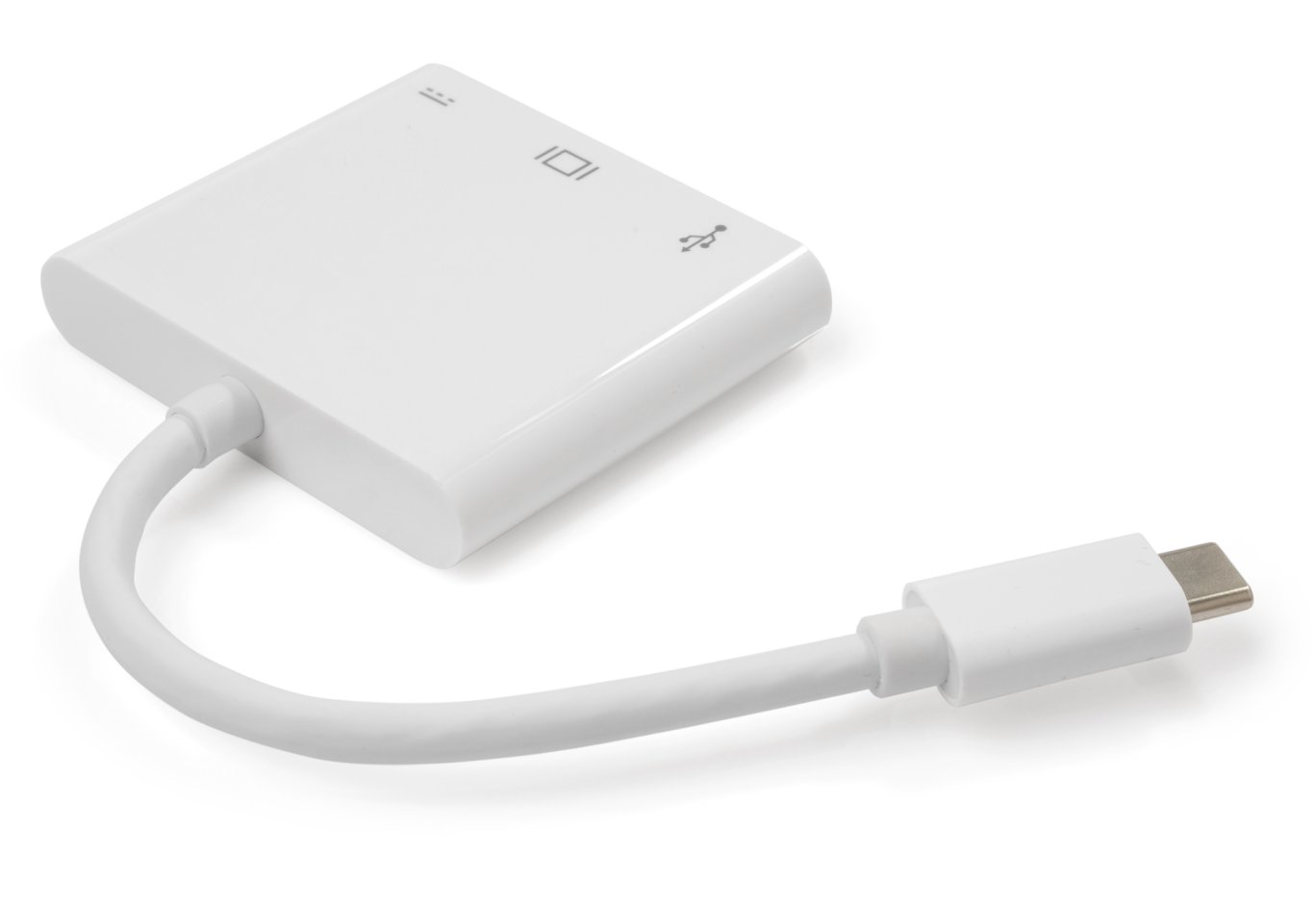 Hub Vinga Type-C to HDMI+USB3.0+Type-C PD (VCPATC2HDMIUSBPDWH)