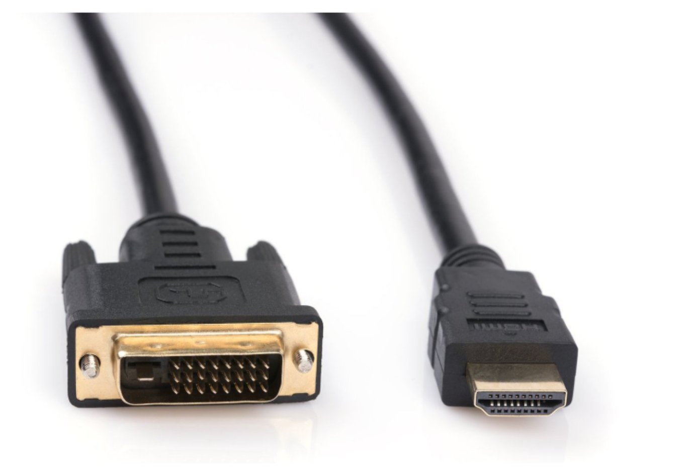 Кабель мультимедійний HDMI M to DVI M 1.8m 24+1pin Vinga (VCPHDMIDVI1.8)