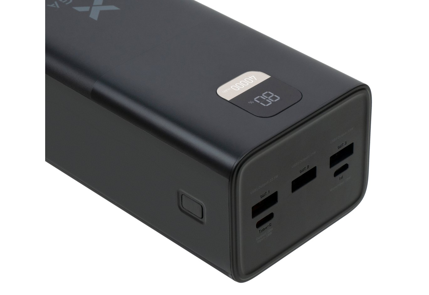 Батарея універсальна Vinga 40000 mAh 22.5W Display Black (VPBB4022)