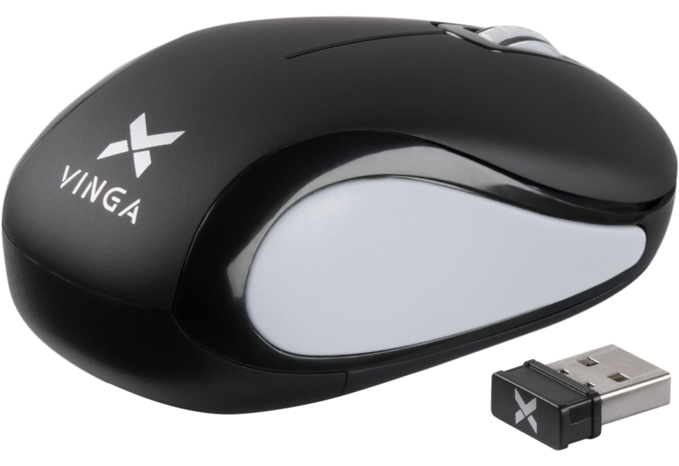 Мишка Vinga MSW-907 black - gray