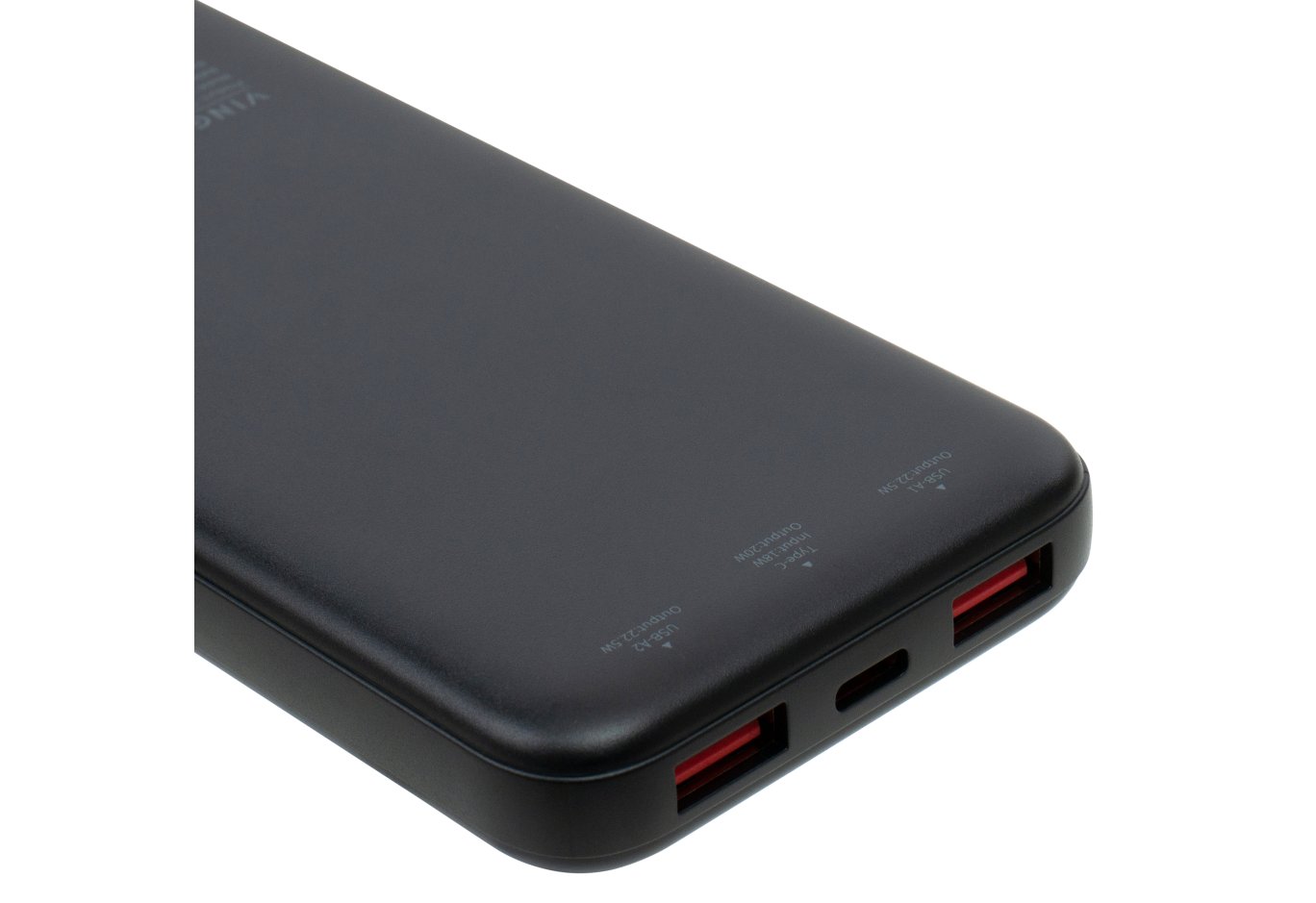 Батарея універсальна Vinga 10000 mAh 22.5W Display Black (VPBB1022)