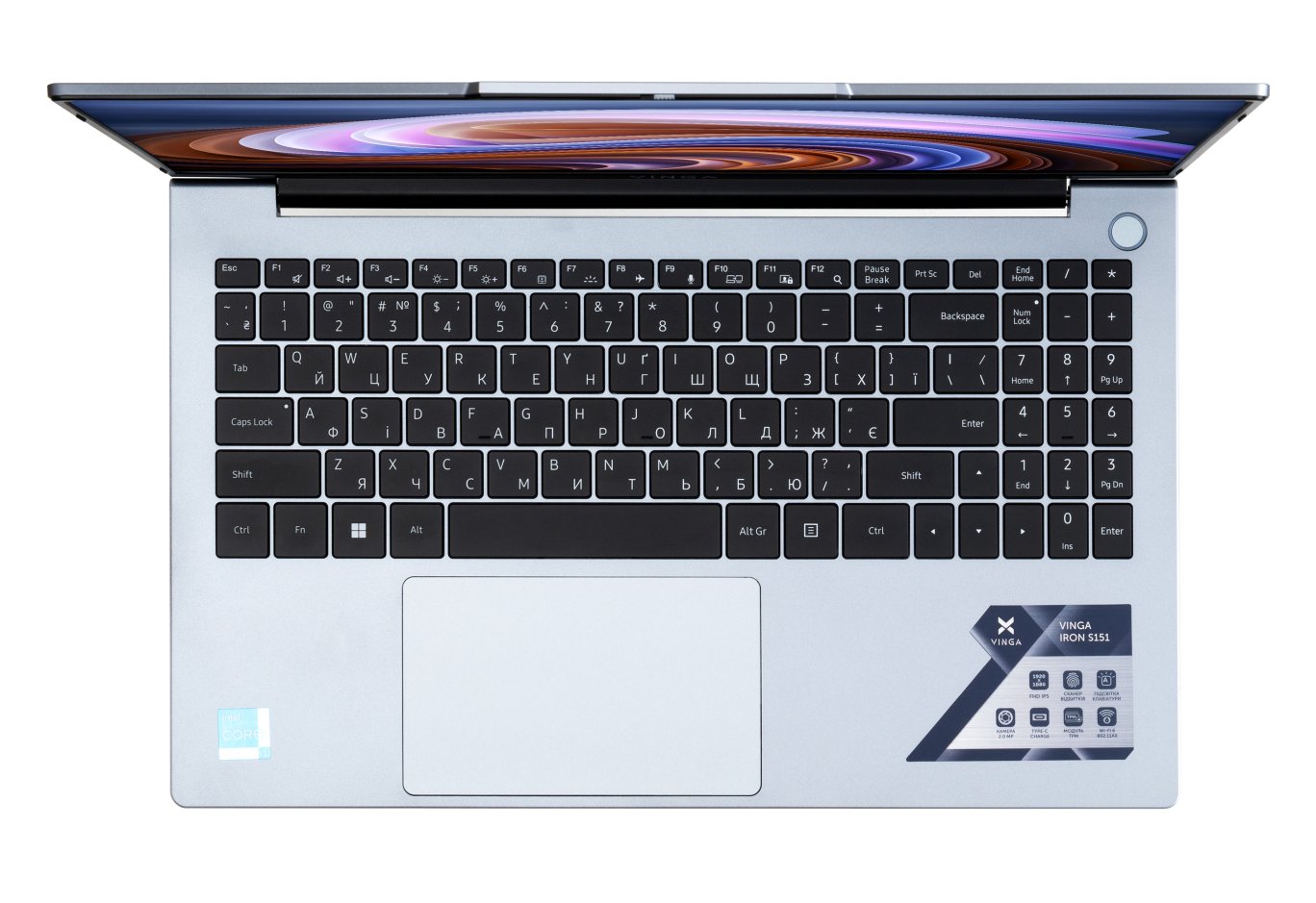 Ноутбук Vinga Iron S151 (S151-133416512SWP)