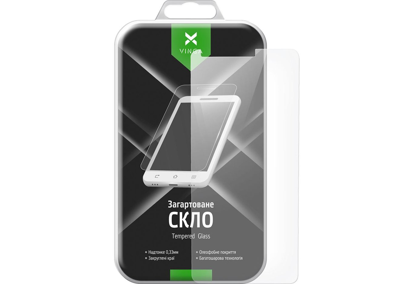 Скло захисне Vinga для Doogee X53 (VTPGS-DX53)