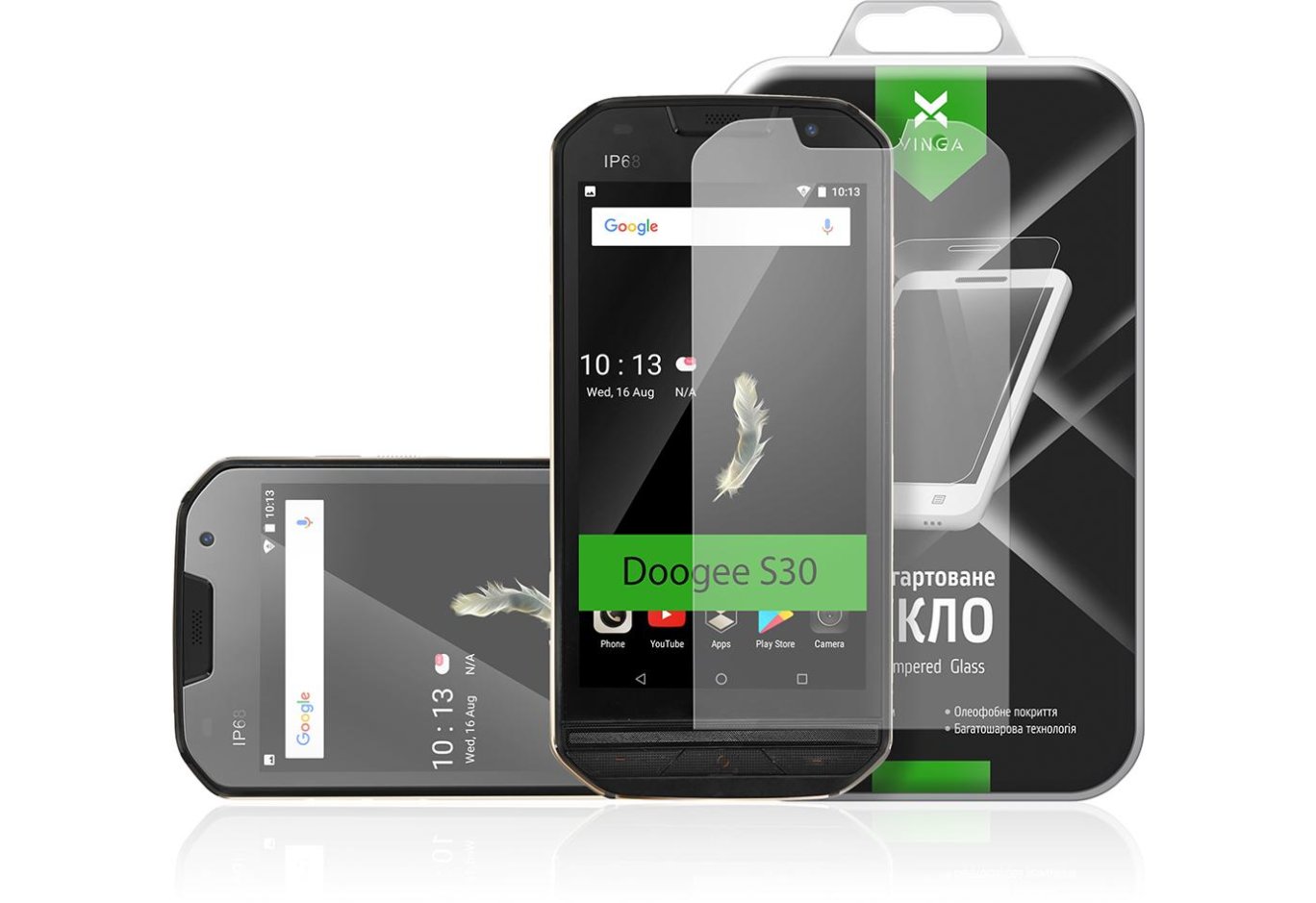 Скло захисне Vinga для Doogee S30 (VTPGS-DS30)