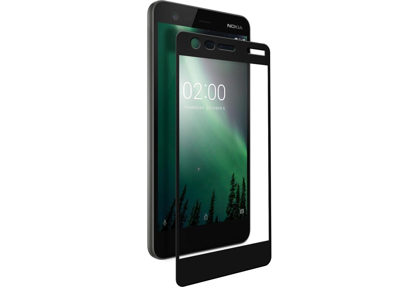 Скло захисне Vinga для Nokia 2 Black (VTPGS-N2B)