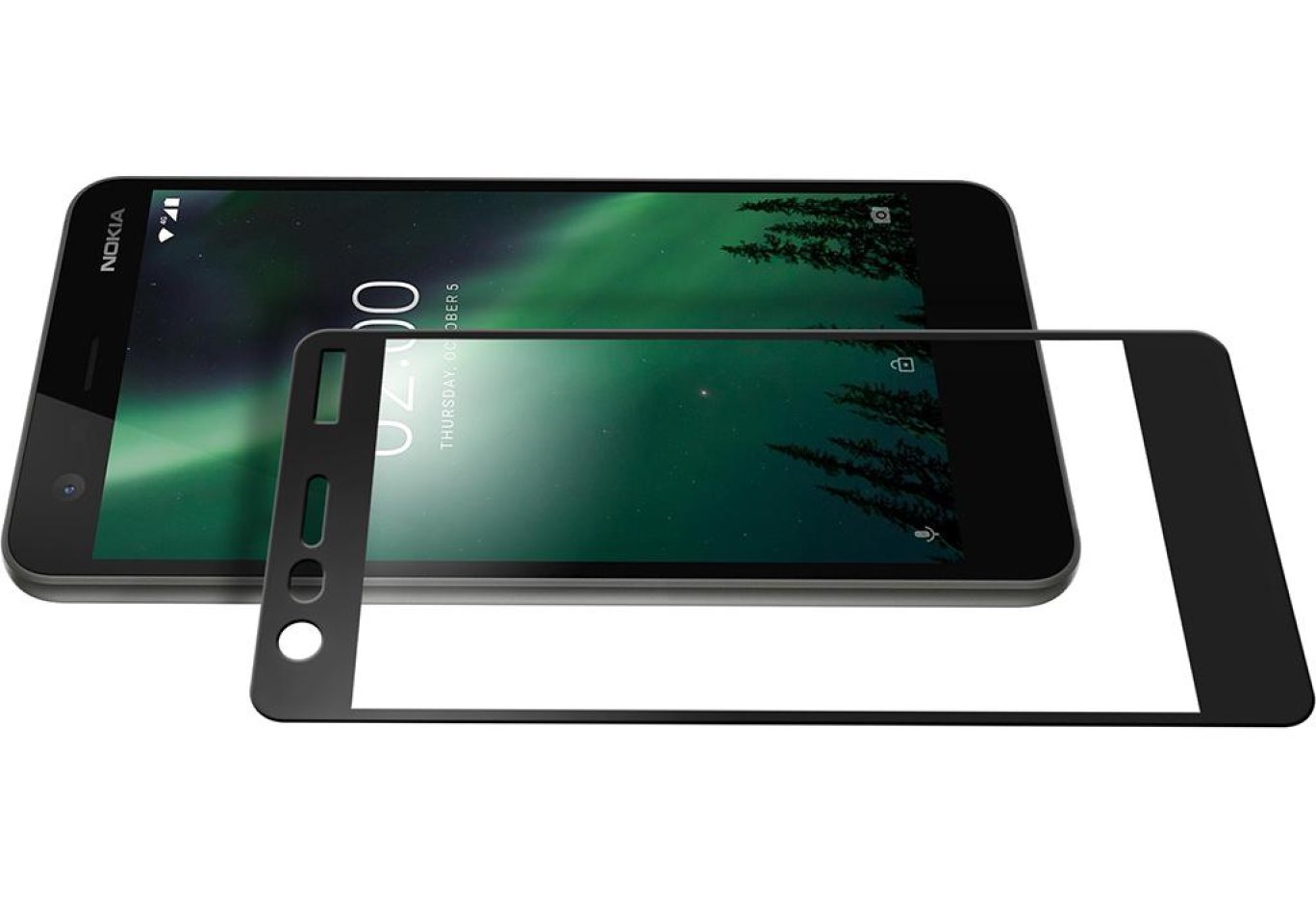 Скло захисне Vinga для Nokia 2 Black (VTPGS-N2B)