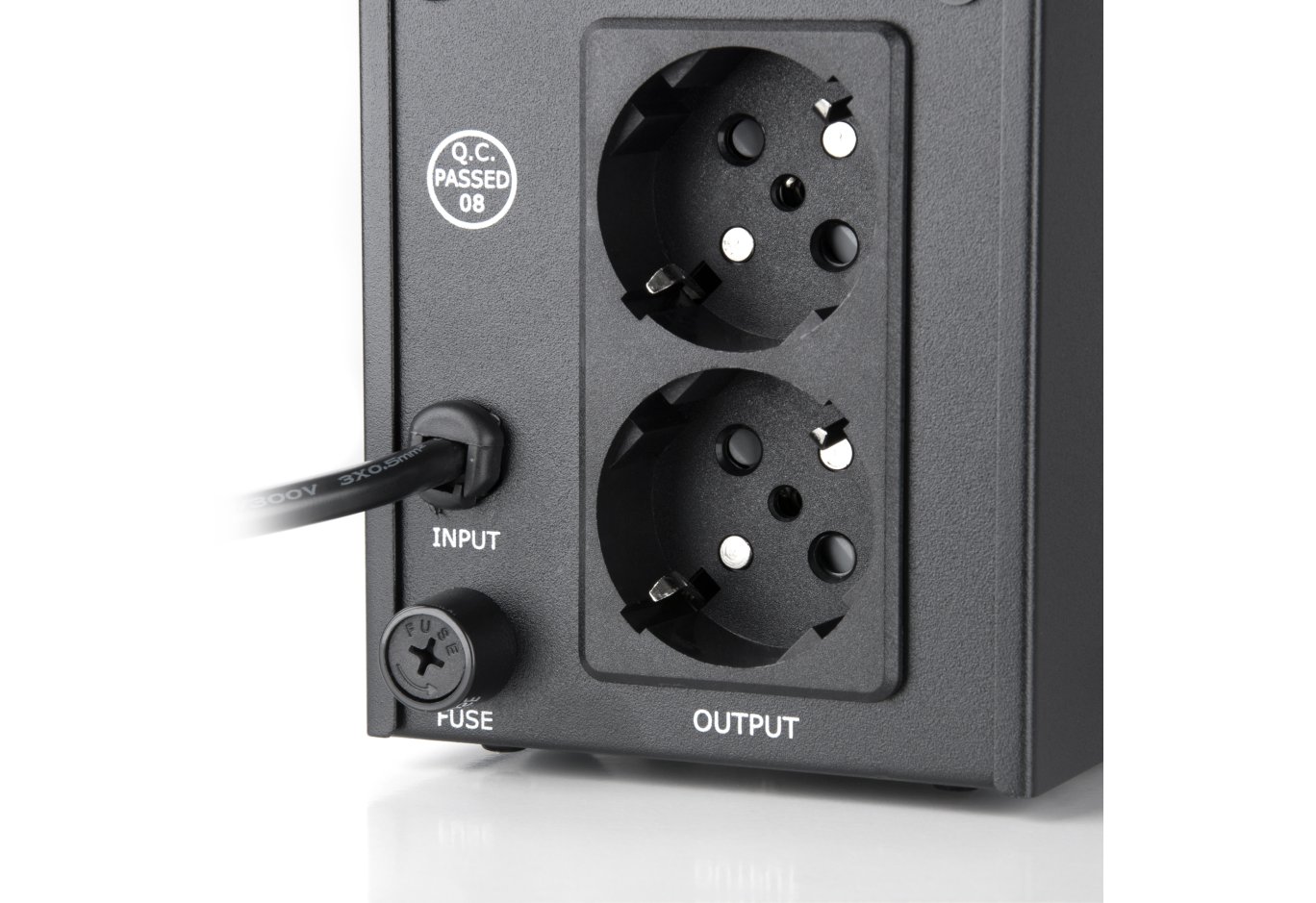 Пристрій безперебійного живлення Vinga LCD 600VA metal case (VPC-600M)