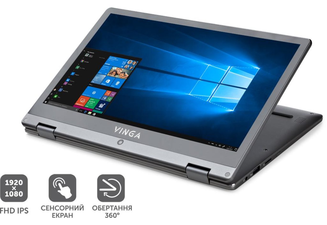 Ноутбук Vinga Twizzle J116 (J116-P50464GWP)