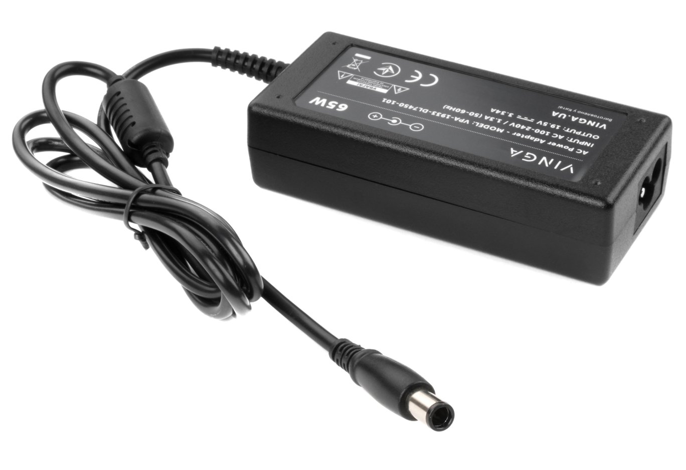 Блок живлення до ноутбуку Vinga DELL 65W 19.5V 3.34A 7.4*5.0 (VPA-1933-DL7450-101)