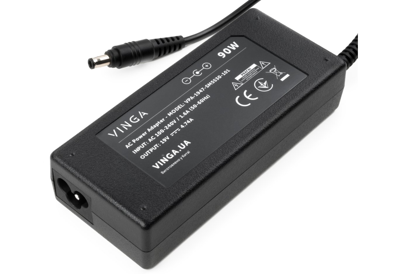 Блок живлення до ноутбуку Vinga Samsung 90W 19V 4.74А 5.5*3.0 (VPA-1947-SM5530-101)