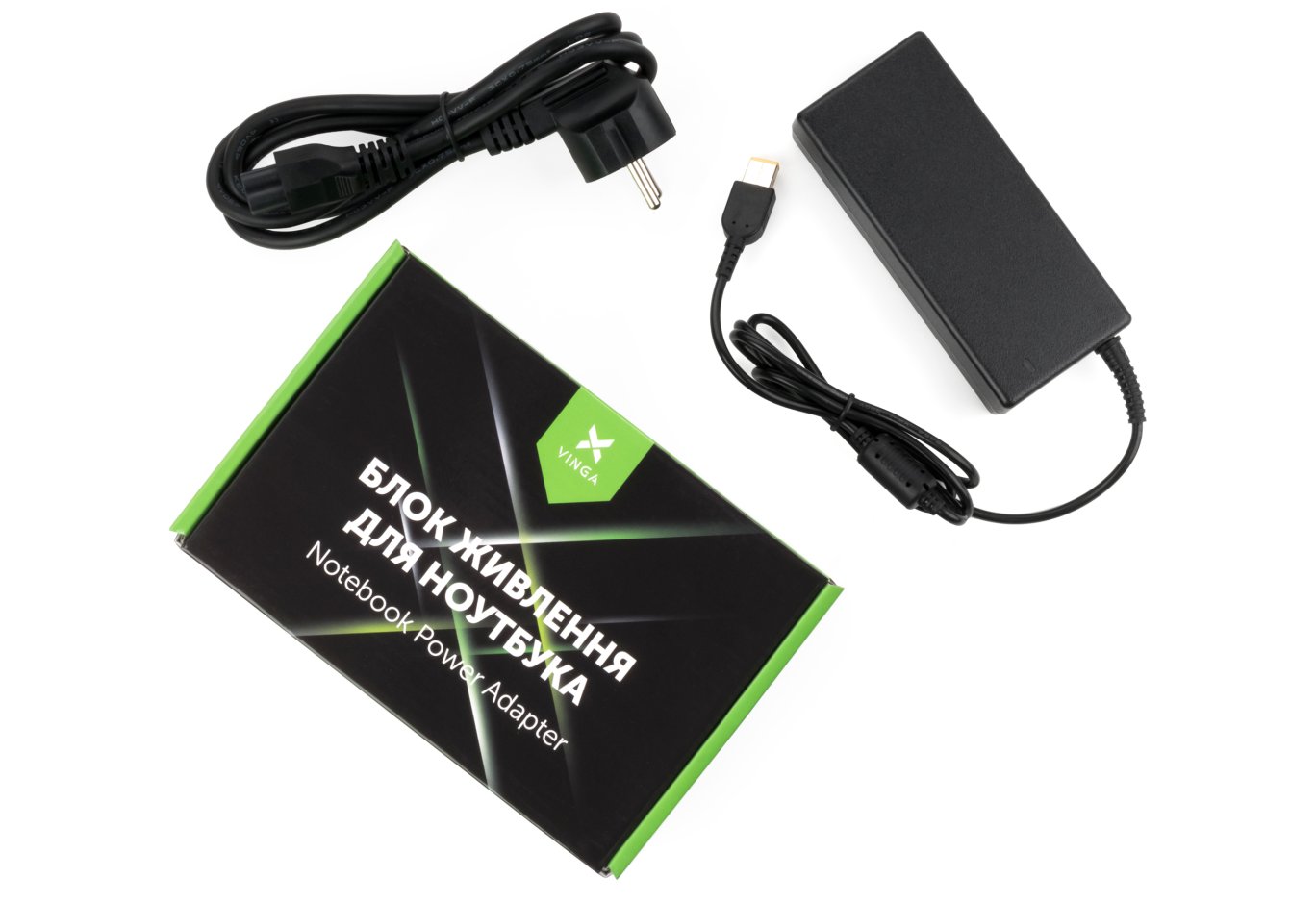 Блок живлення до ноутбуку Vinga Lenovo 90W 20V 4.5A square (VPA-2045-LNSQ01-101)