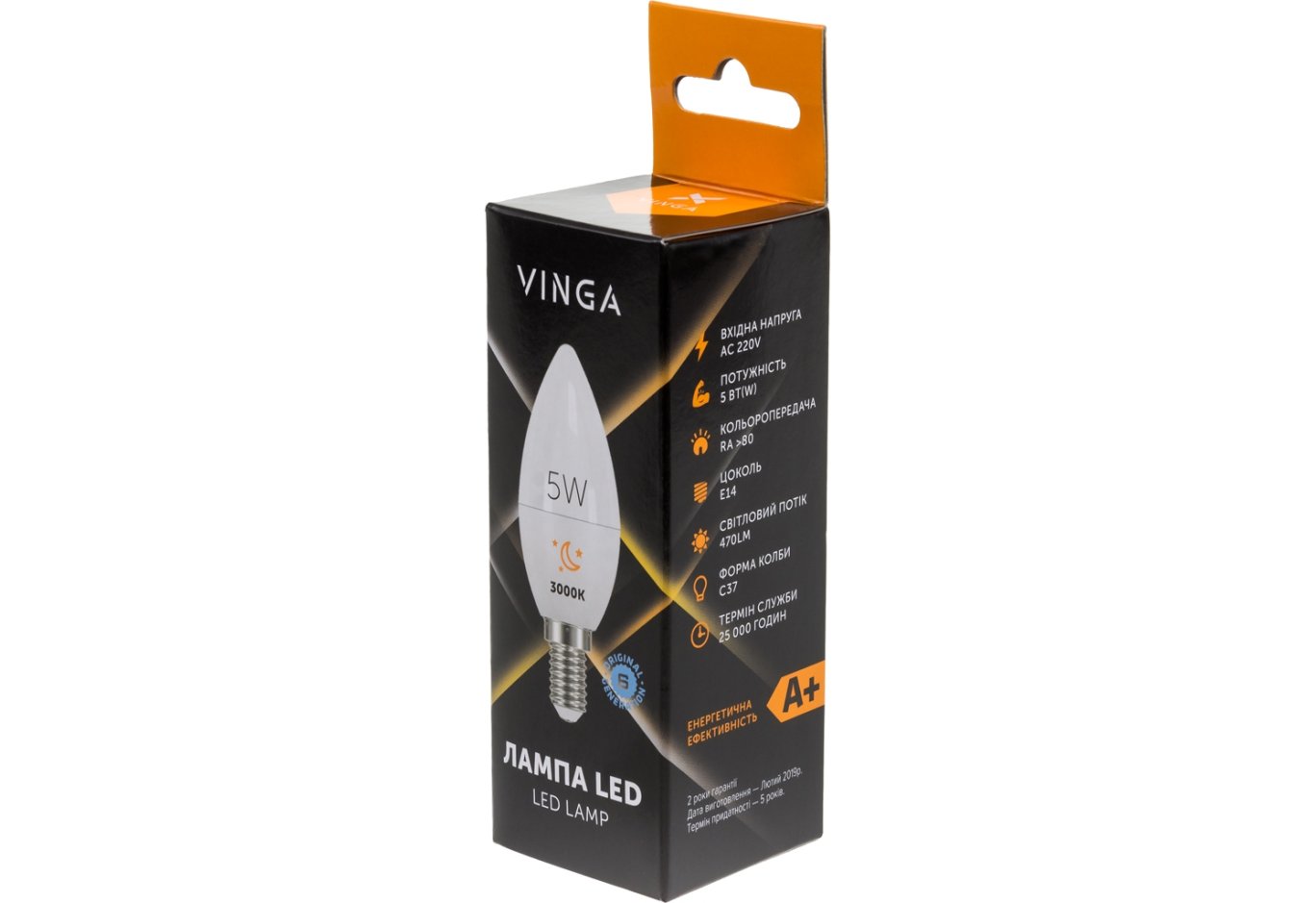 Light bulb Vinga VL-C37E14-53L