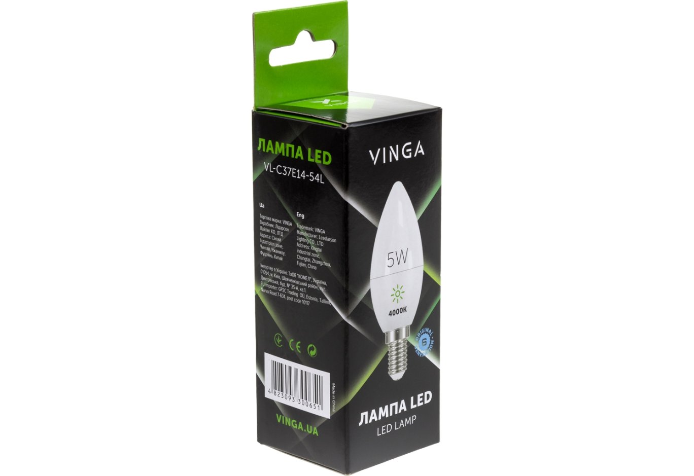 Light bulb Vinga VL-C37E14-54L